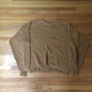 Mustered yellow sweater